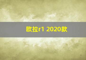 欧拉r1 2020款